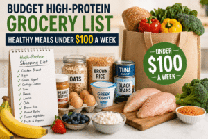 Budget High-Protein Grocery List: Healthy Meals Under $100 a Week