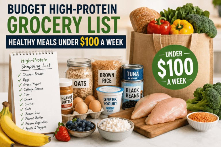 Budget High-Protein Grocery List: Healthy Meals Under $100 a Week