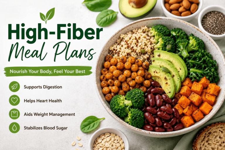 High-Fiber Meal Plans: Your Complete Guide to Healthier Eating