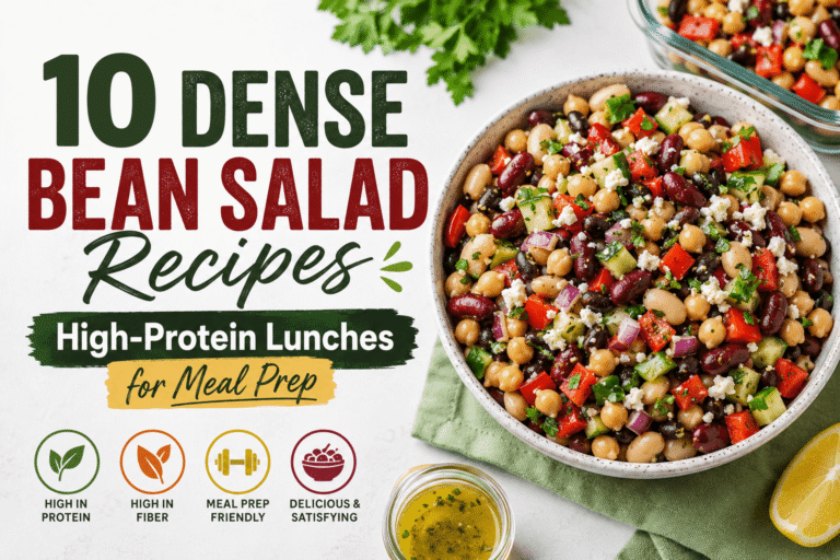 Dense Bean Salad Recipes: 10 High-Protein Lunches for Meal Prep