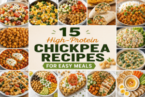 High-Protein Chickpea Recipes: 15 Easy Meals