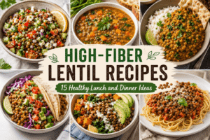 High-Fiber Lentil Recipes: 15 Healthy Lunch and Dinner Ideas