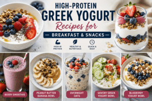 High-Protein Greek Yogurt Recipes for Breakfast and Snacks
