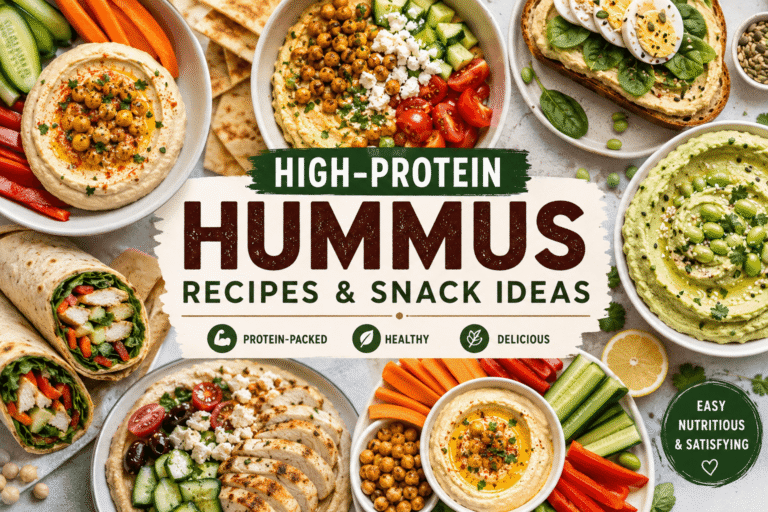 High-Protein Hummus Recipes and Snack Ideas