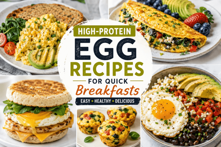 High-Protein Egg Recipes for Quick Breakfasts