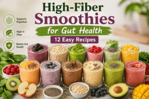 High-Fiber Smoothies for Gut Health: 12 Easy Recipes