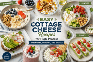 Easy Cottage Cheese Recipes for High-Protein Breakfasts, Lunches, and Snacks