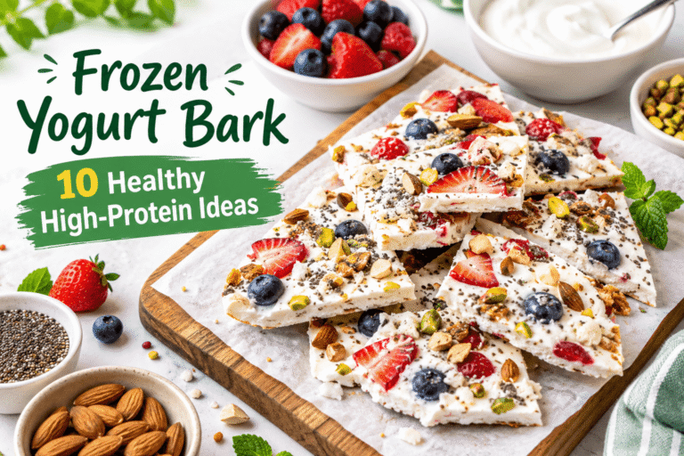 Frozen Yogurt Bark: 10 Healthy High-Protein Ideas