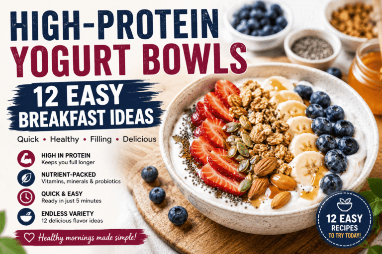 High-Protein Yogurt Bowls: 12 Easy Breakfast Ideas