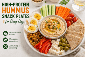 High-Protein Hummus Snack Plates for Busy Days