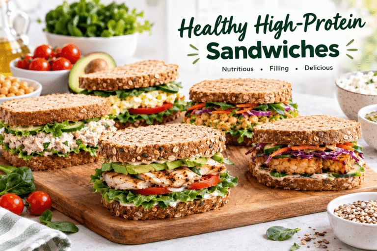 Healthy High-Protein Sandwiches